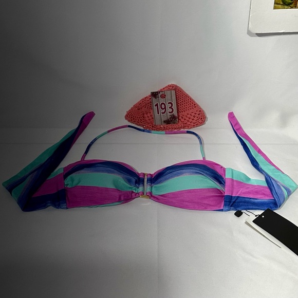 Vix PaulaHerManny NWT Mani Square Bandeau Multi - Picture 2 of 16